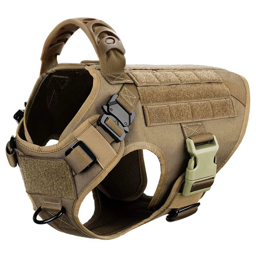 Large Dog Harness and Leash Set – Adjustable Training Vest for German Shepherds, Malinois & Large Breeds