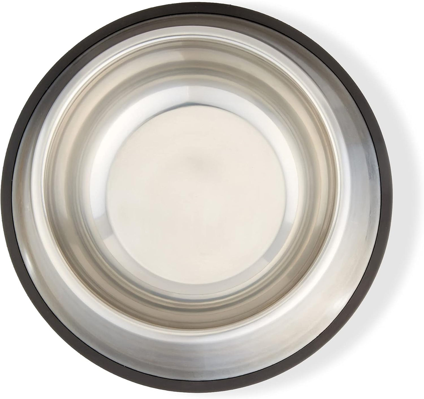Stainless Steel Non-Skid Pet Dog Water and Food Bowl, 2-Pack (10 X 2.8 Inches), Each Holds up to 38Oz