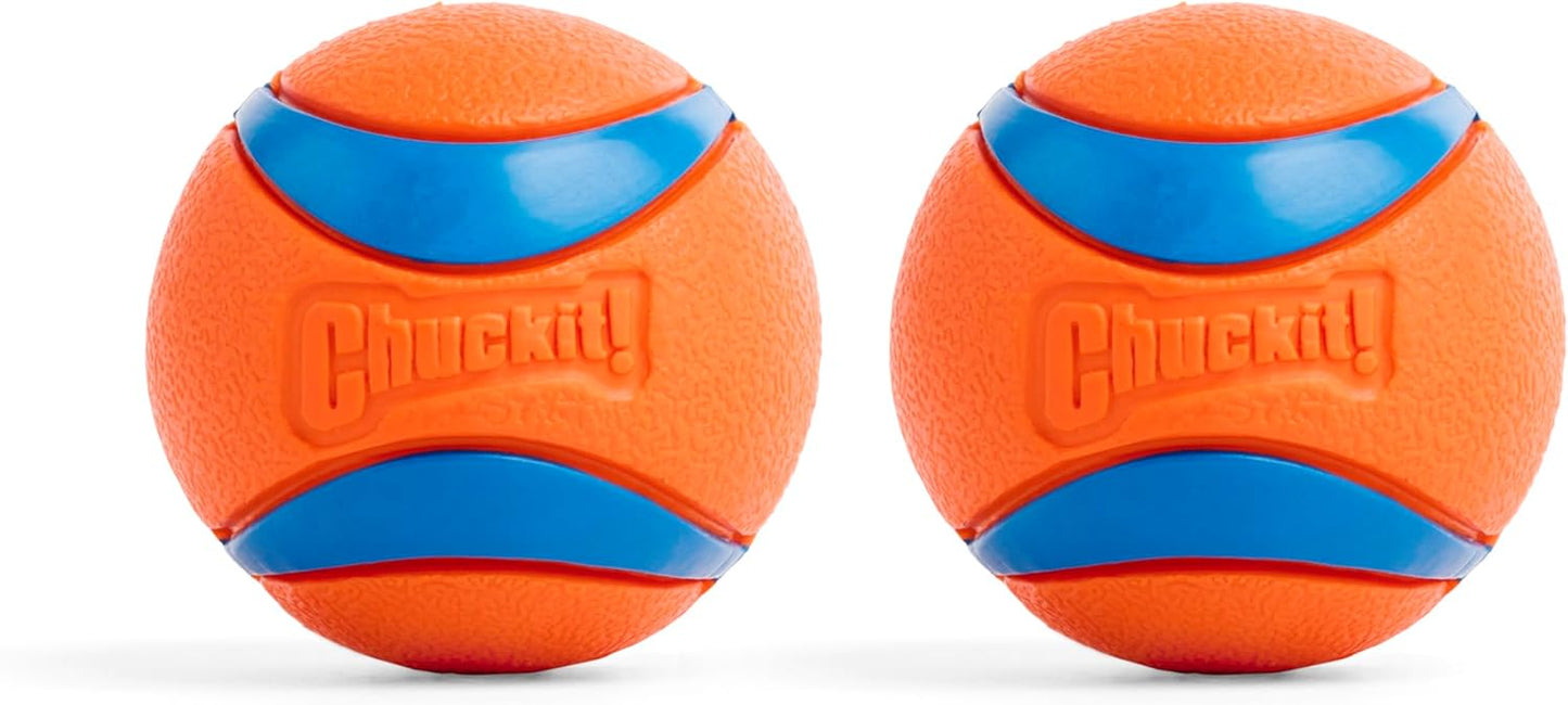 Ultra Ball Dog Toy – Medium 2.5-Inch Fetch Balls for Active Dogs (Pack of 2)