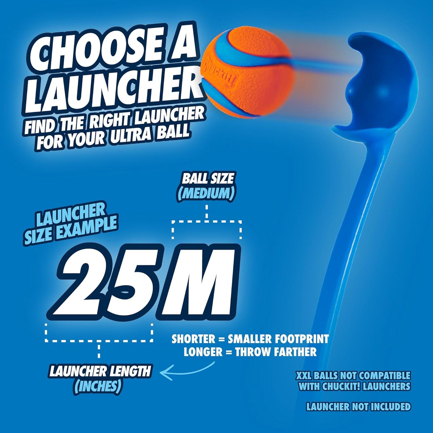 Ultra Ball Dog Toy – Medium 2.5-Inch Fetch Balls for Active Dogs (Pack of 2)