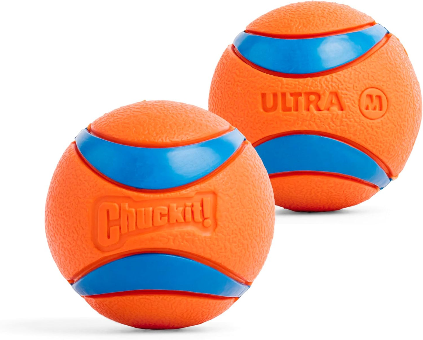 Ultra Ball Dog Toy – Medium 2.5-Inch Fetch Balls for Active Dogs (Pack of 2)
