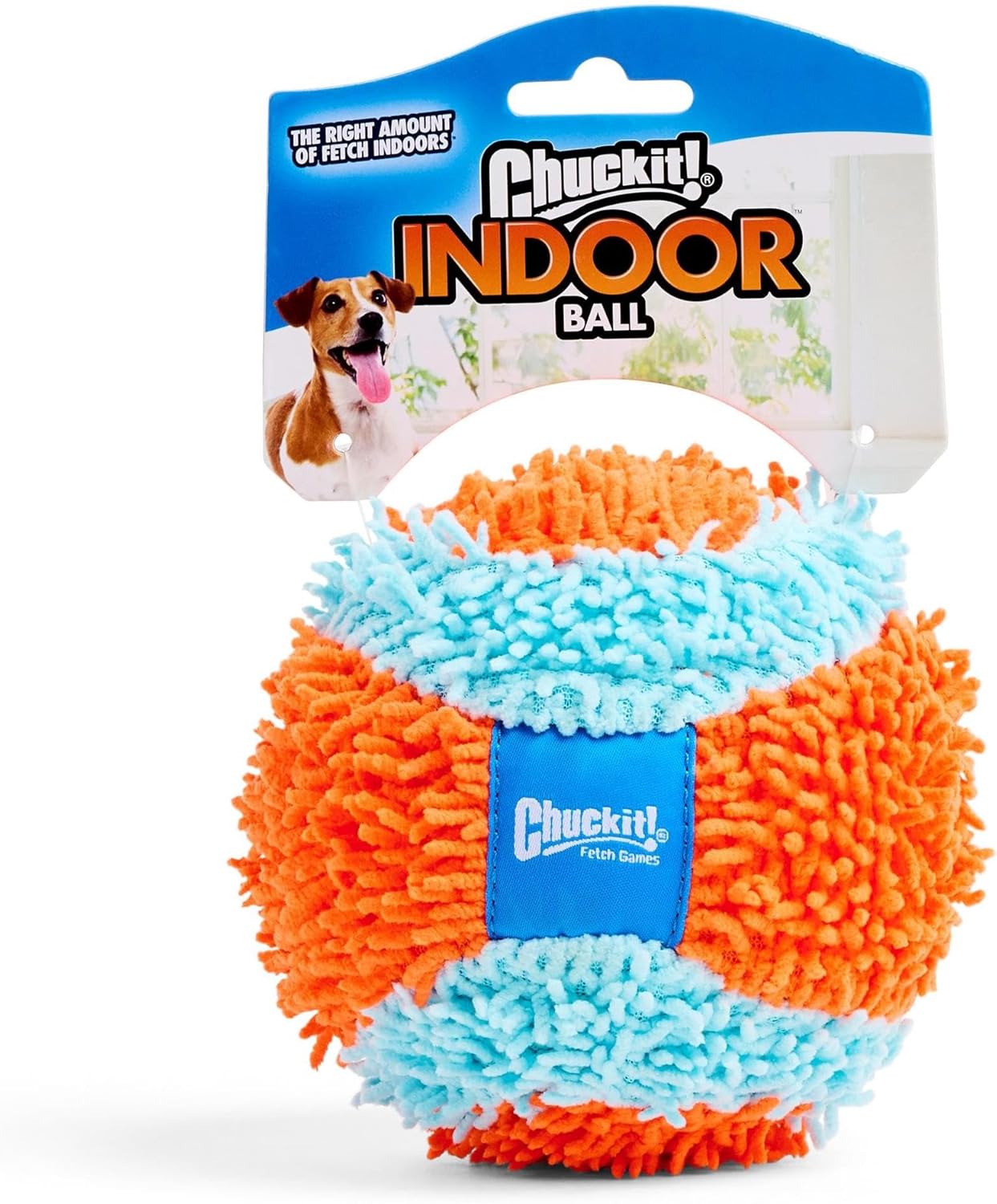 Indoor Fetch Ball – 4.75-Inch Interactive Dog Toy for Boredom & Play