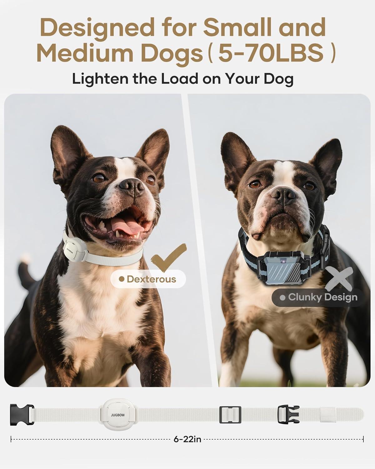 Shock Collar for Small Dogs - 4200FT Dog Training Collar with Remote for 5-70Lbs Mini Small Medium Dogs, Ipx8-Waterproof Rechargeable E-Collar with Beep (1-9), Vibration(1-3), Safe Shock(0-16)