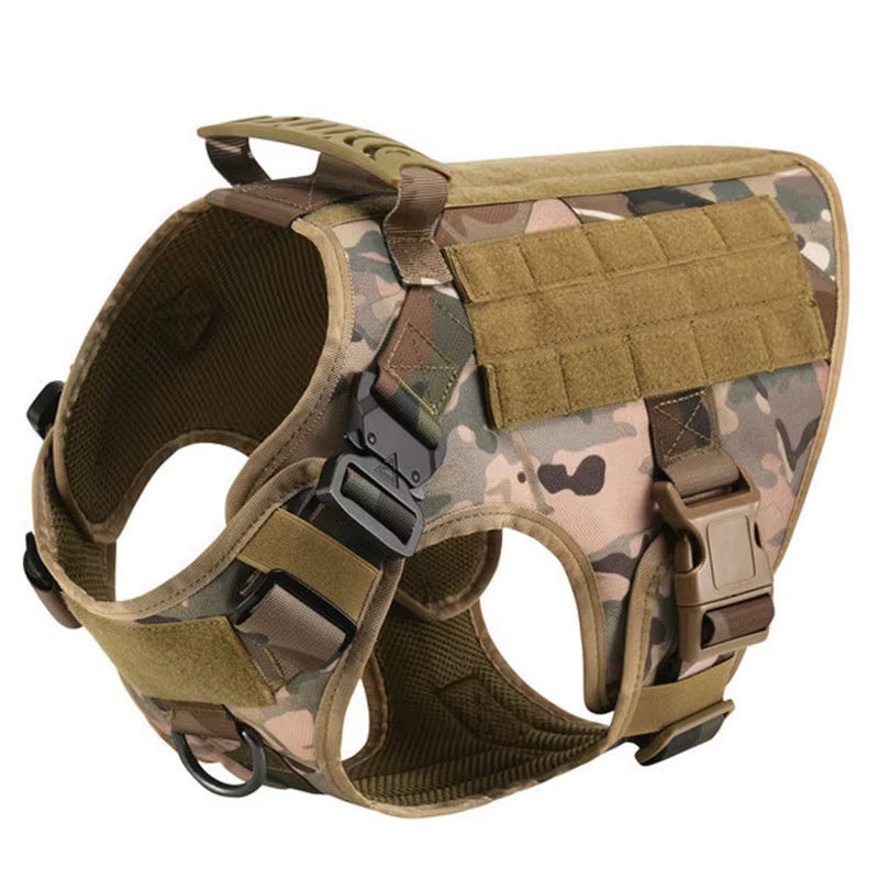 Large Dog Harness and Leash Set – Adjustable Training Vest for German Shepherds, Malinois & Large Breeds