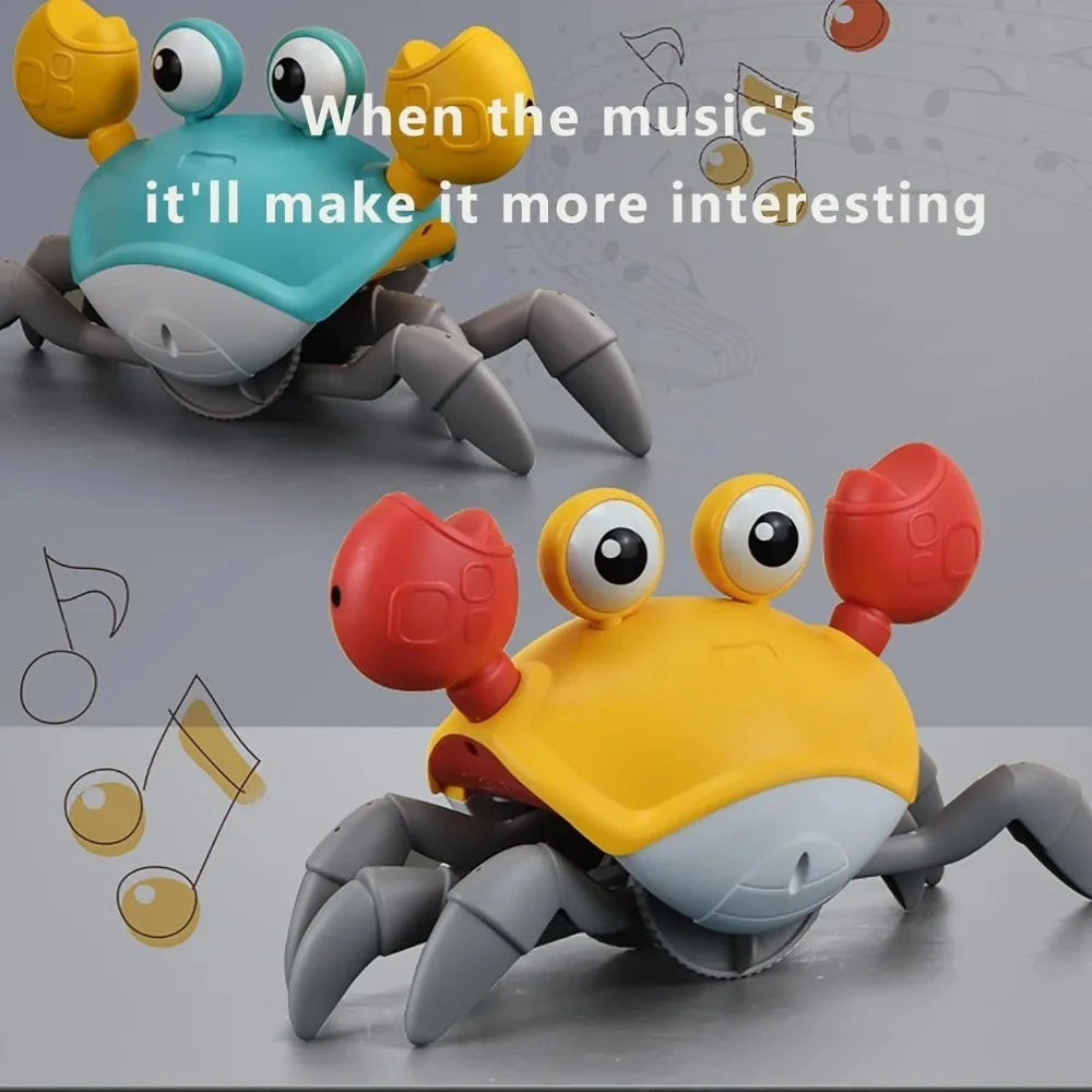 Interactive Dancing Crab Dog Toy – Musical Sound, Moving Pet Toy for Dogs & Cats