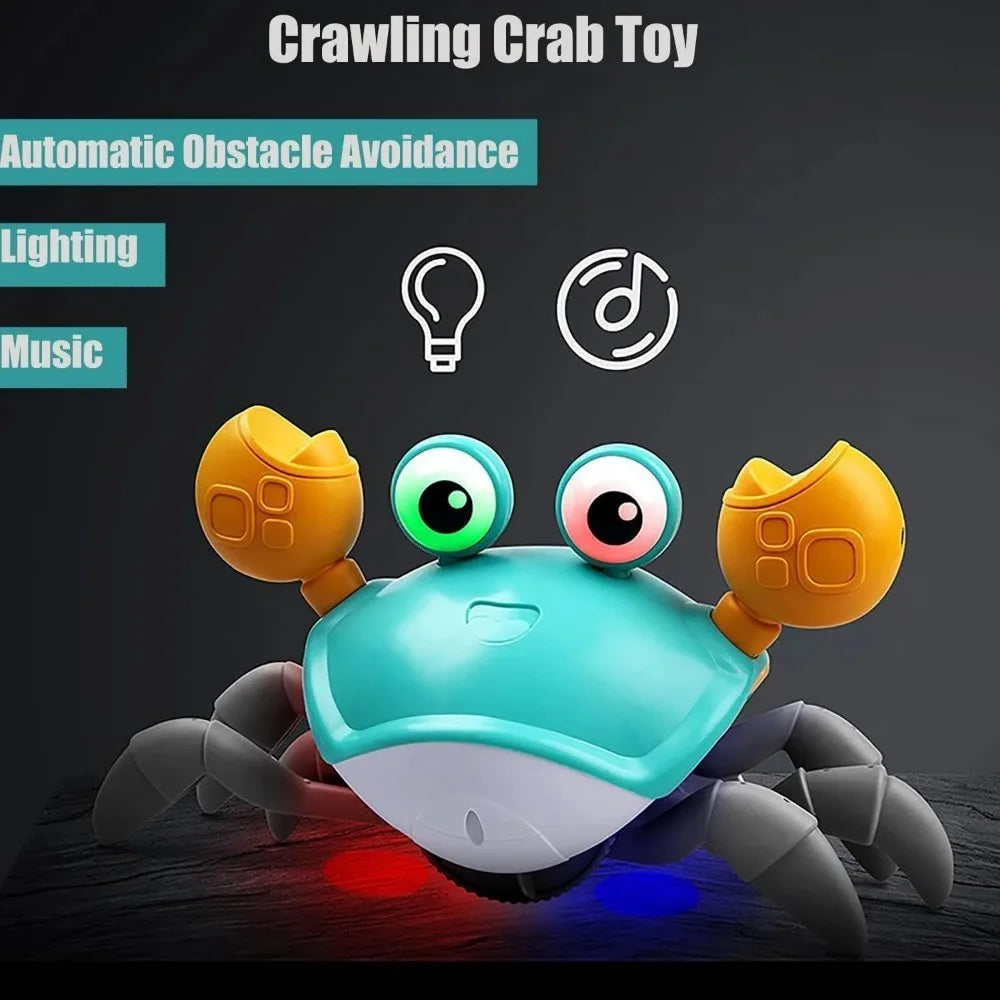 Interactive Dancing Crab Dog Toy – Musical Sound, Moving Pet Toy for Dogs & Cats