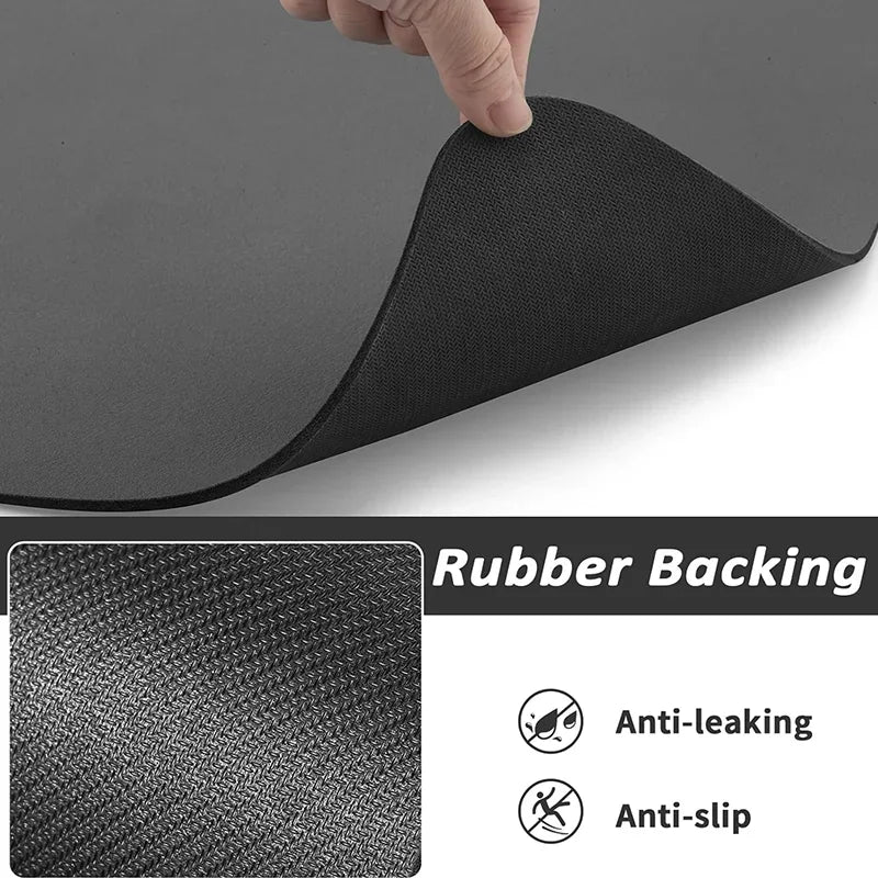 Absorbent Pet Feeding Mat for Dogs & Cats – Quick-Dry, Easy to Clean, Non-Slip Design