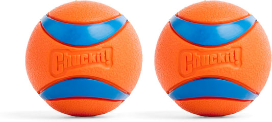 Ultra Ball Dog Toy – Medium 2.5-Inch Fetch Balls for Active Dogs (Pack of 2)