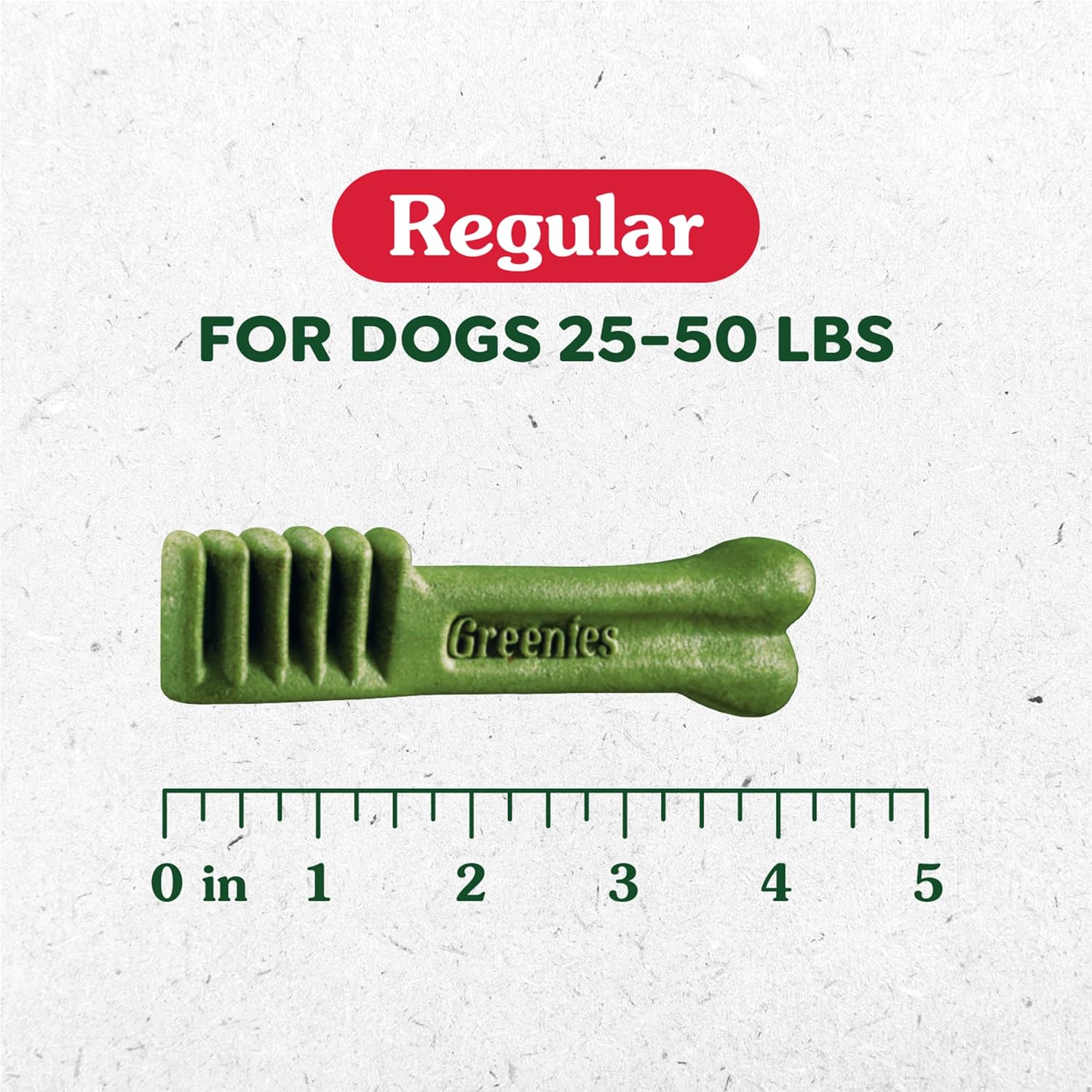 Original Regular Dental Dog Treats, 36 Oz. Pack (36 Treats)