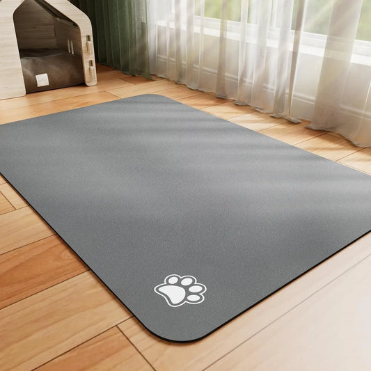 Absorbent Pet Feeding Mat for Dogs & Cats – Quick-Dry, Easy to Clean, Non-Slip Design