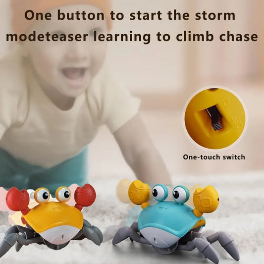 Interactive Dancing Crab Dog Toy – Musical Sound, Moving Pet Toy for Dogs & Cats
